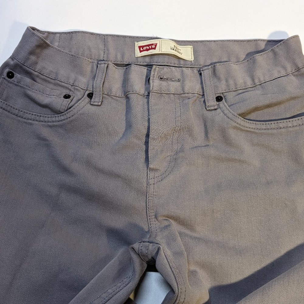 Men’s Grey/Black Levi's 511 - Skinny - 100% Cotton - Size 30x30 - Gently Used